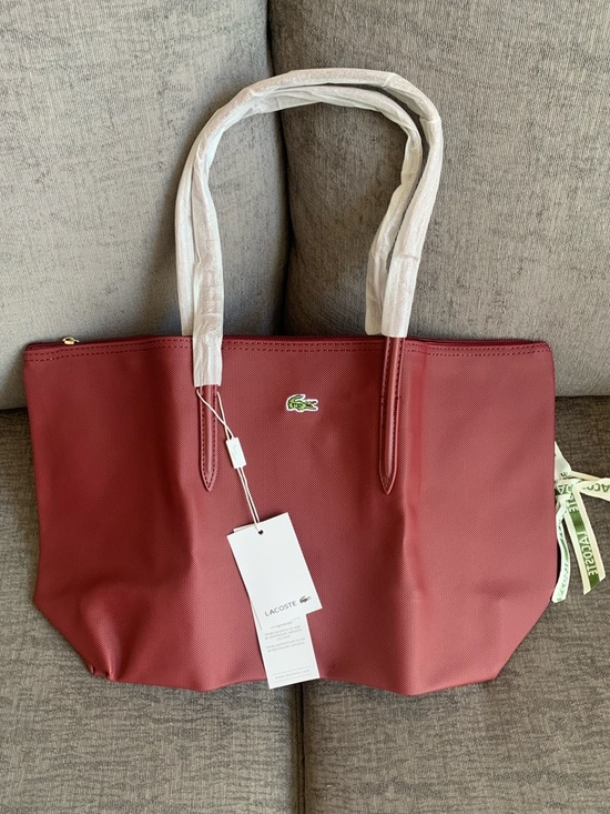 Lacoste Handbags - Lacoste L.12.12 Concept Tote handbag Bag scarlet NWT